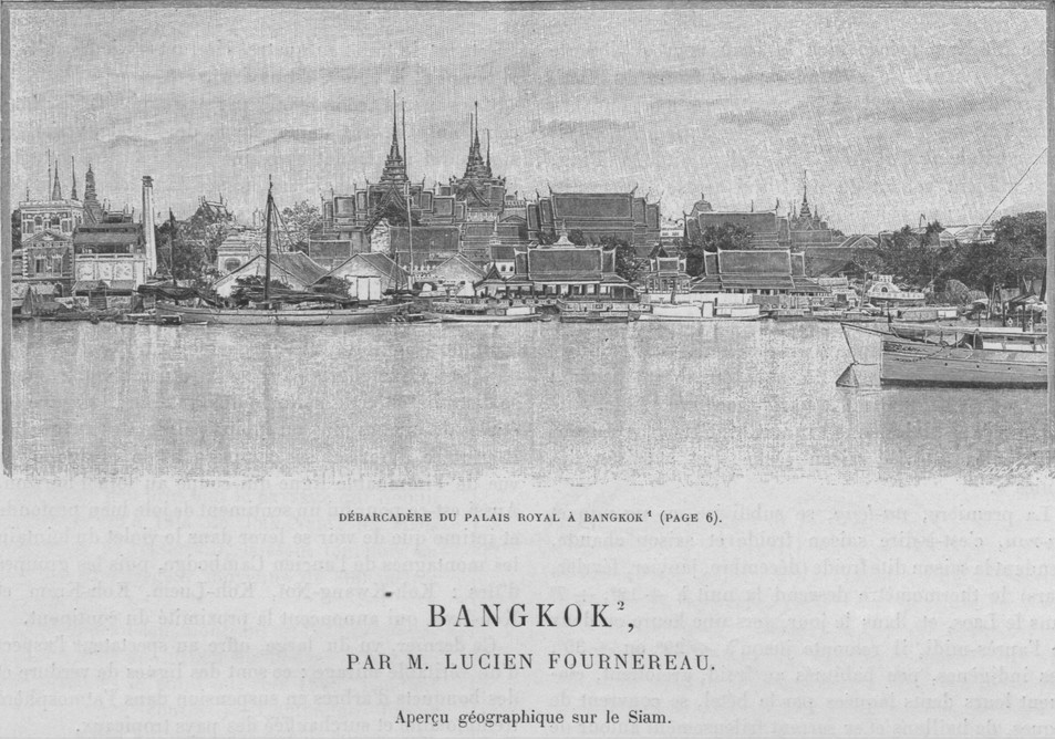 หนังสือ Bangkok (in 1892 ) by Lucien Fournereau
