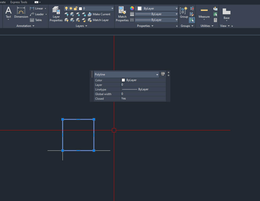วิธีปิด Quick Display Properties ใน AutoCAD - CIVIL-DIARY.com