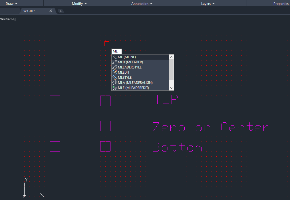 1. การใช้คำสั่ง mline หรือ multiple line หรือ การเขียนเส้นคู่